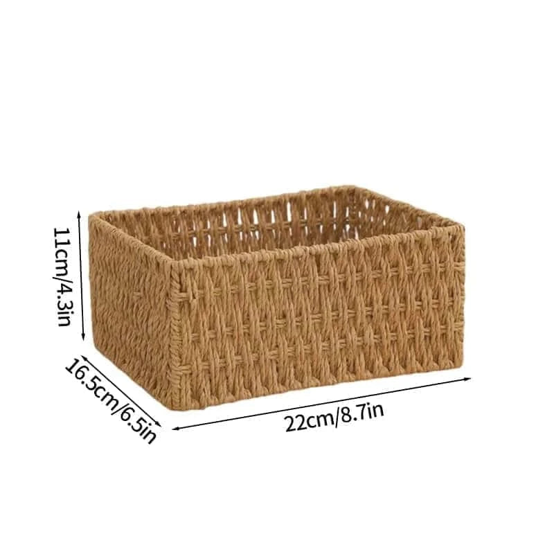 Panier de rangement en osier | Artisanat & Praticité