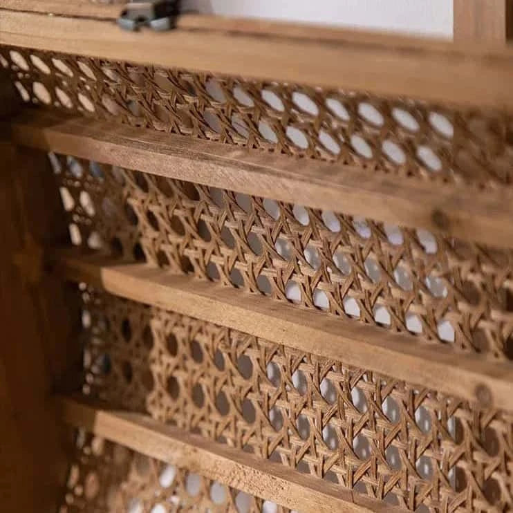 Coffre de rangement en Osier | Collection Vintage