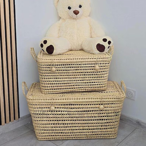 Coffre à jouets en osier | PALAMA