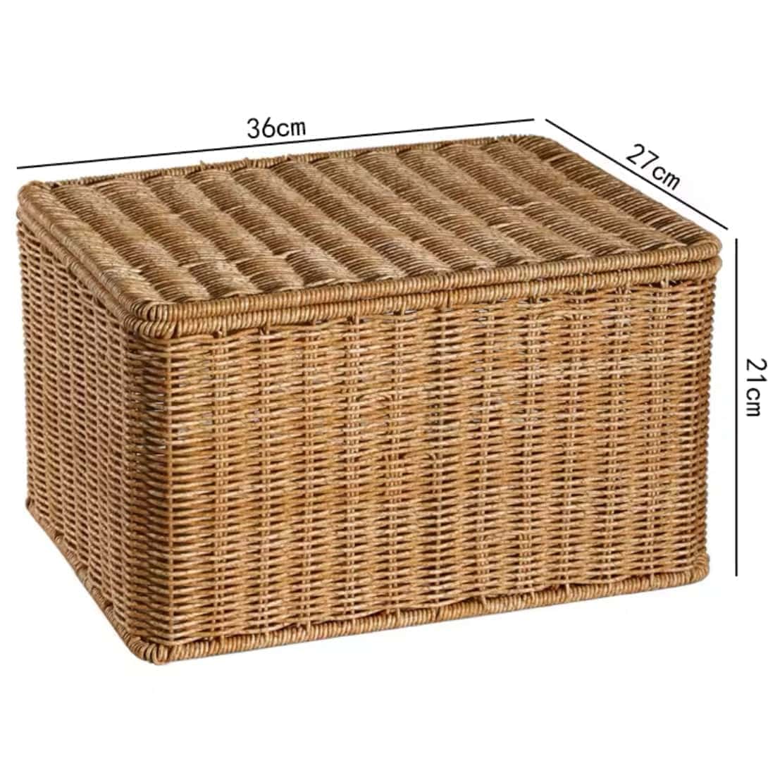 Malle en Osier avec Couvercle | AURELIA