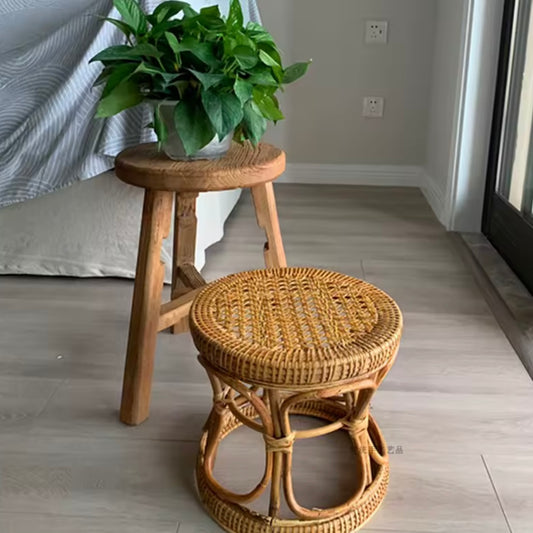 Table Basse ronde Osier | Esprit d’Artisan