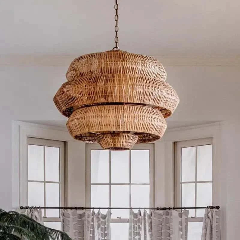 Grande Suspension en Osier | ANTIBES
