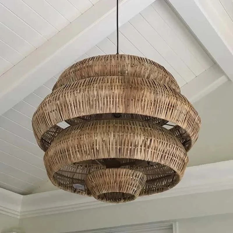 Grande Suspension en Osier | ANTIBES