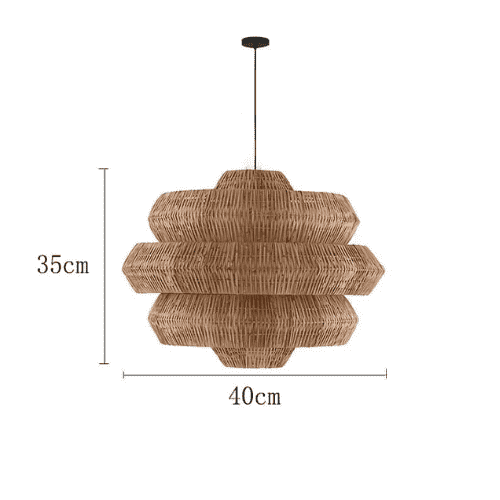 Grande Suspension en Osier | ANTIBES