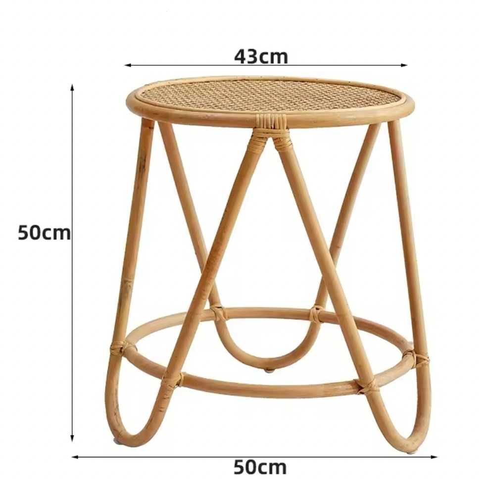 Table Basse en Osier Tressé | Les Essentiels d'Osier