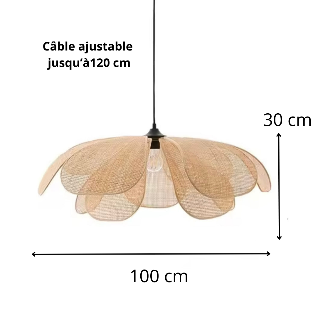 Suspension en Osier Tressé | HANA