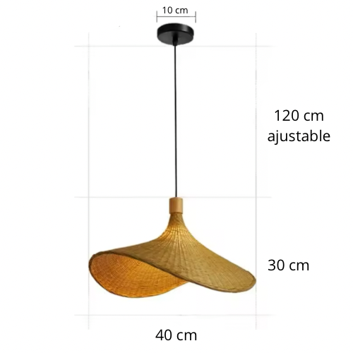 Suspension en Osier Design Asymétrique | ZENITH