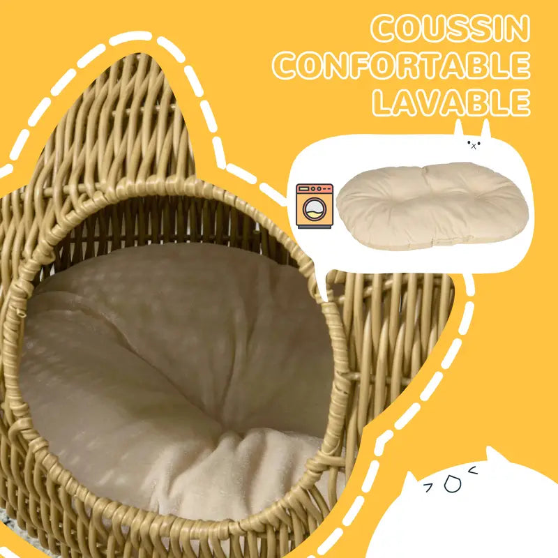 Niche Grotte pour Chat Grand Confort | CÉLESTE