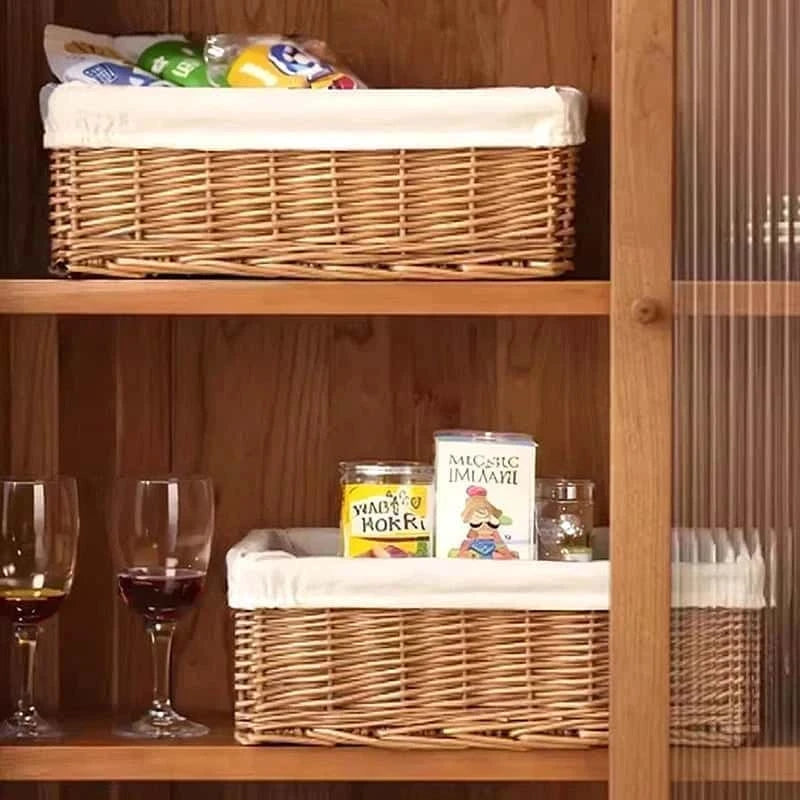 Panier de Rangement en Osier avec Doublure | ALONA