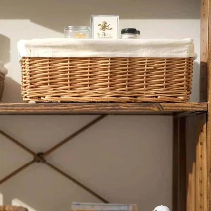 Panier de Rangement en Osier avec Doublure | ALONA