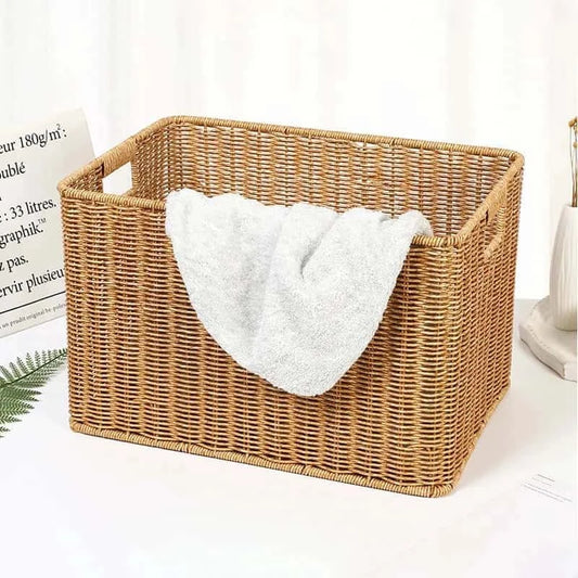 Panier de rangement en osier | Artisanat & Praticité