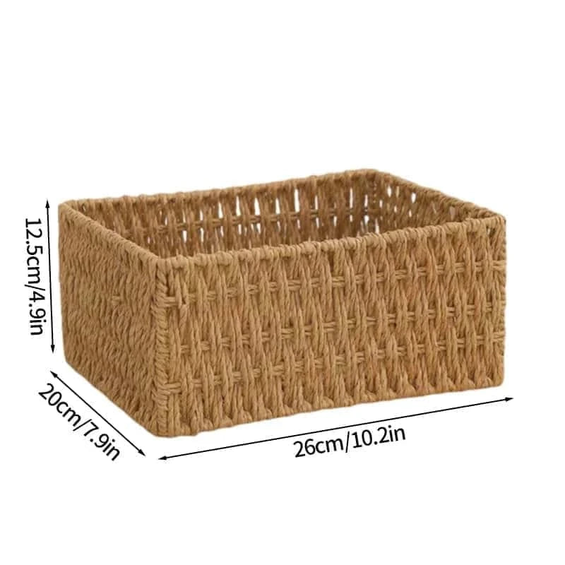 Panier de rangement en osier | Artisanat & Praticité