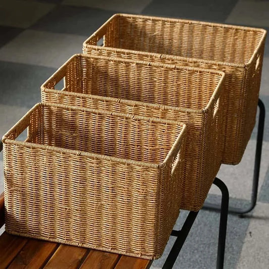 Panier de rangement en osier | Artisanat & Praticité