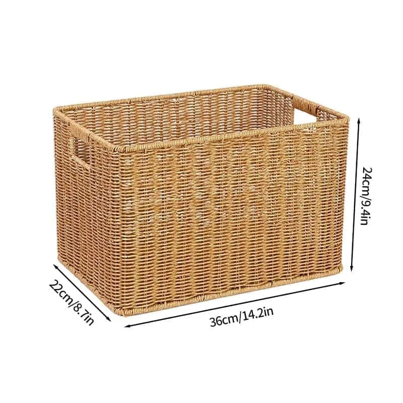 Panier de rangement en osier | Artisanat & Praticité