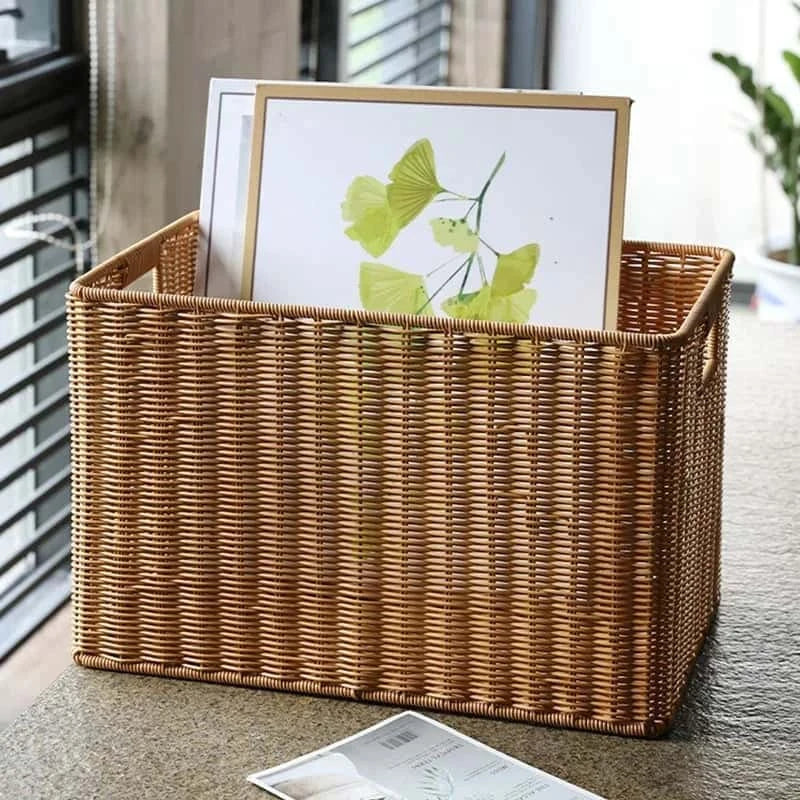 Panier de rangement en osier | Artisanat & Praticité