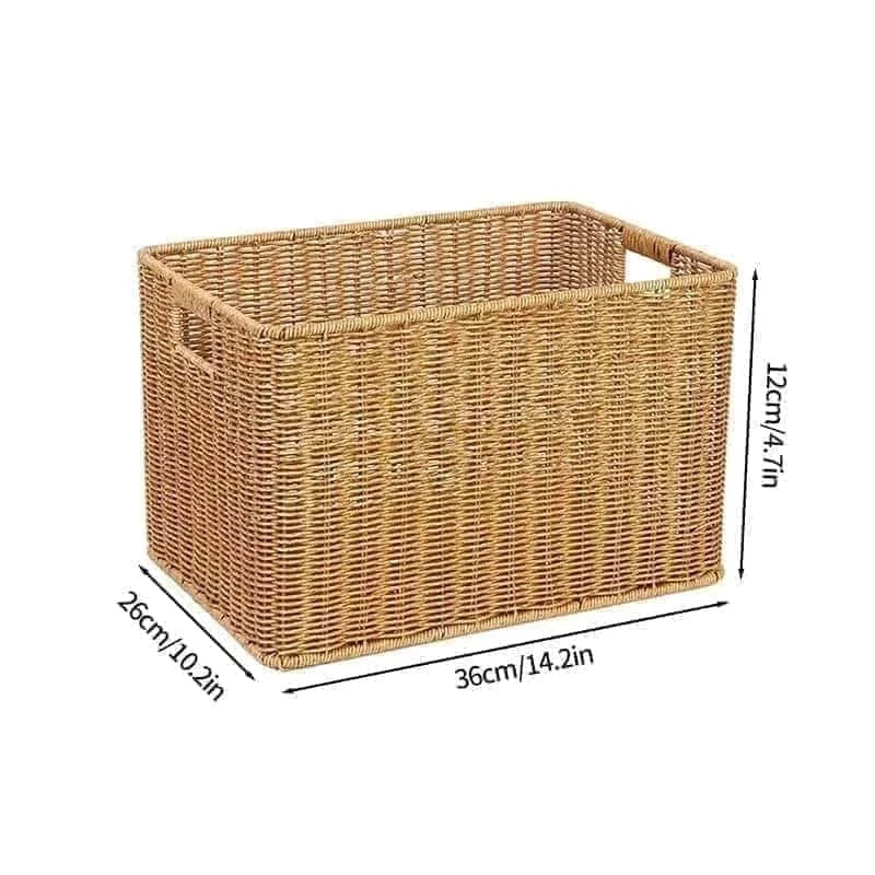 Panier de rangement en osier | Artisanat & Praticité