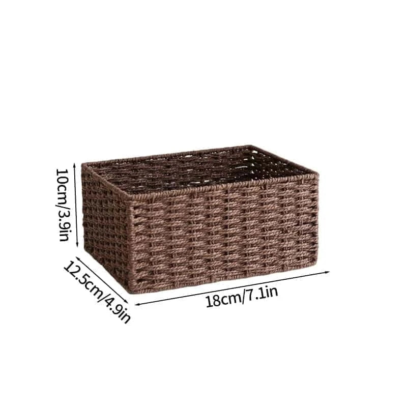 Panier de rangement en osier | Artisanat & Praticité