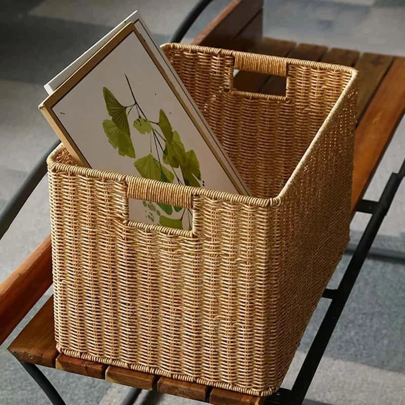 Panier de rangement en osier | Artisanat & Praticité