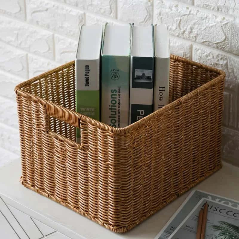 Panier de rangement en osier | Artisanat & Praticité