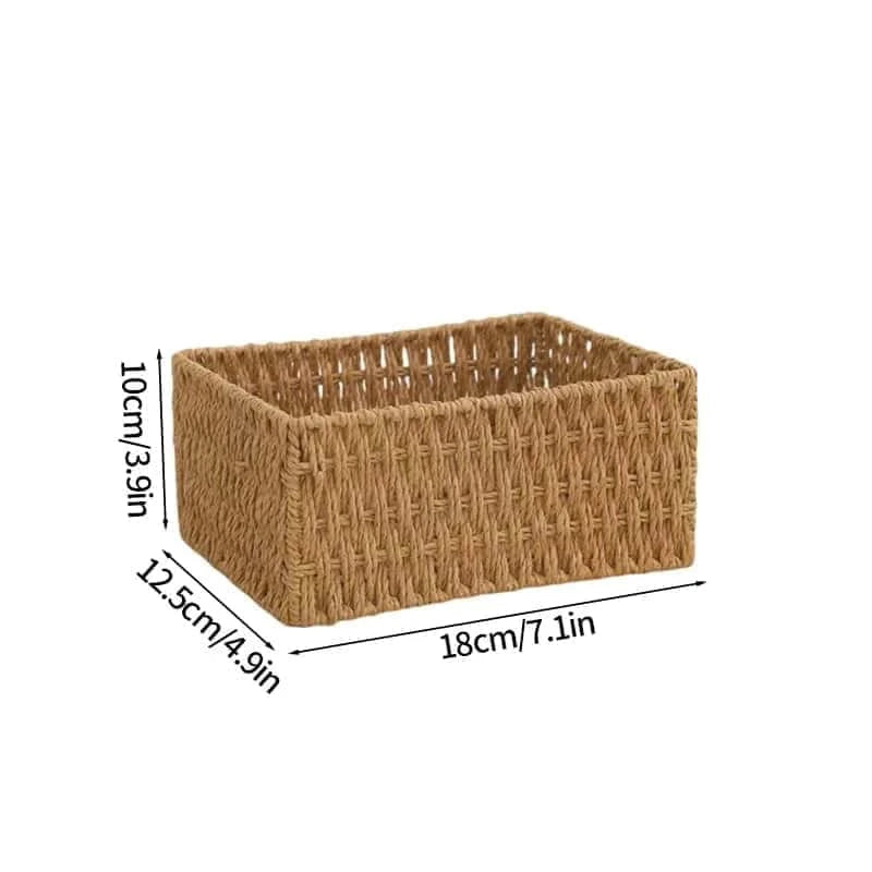 Panier de rangement en osier | Artisanat & Praticité