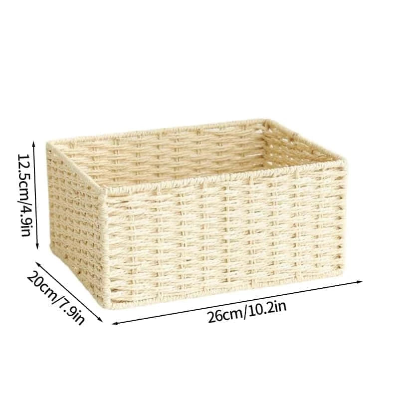 Panier de rangement en osier | Artisanat & Praticité