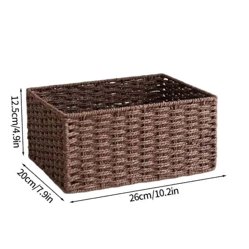 Panier de rangement en osier | Artisanat & Praticité