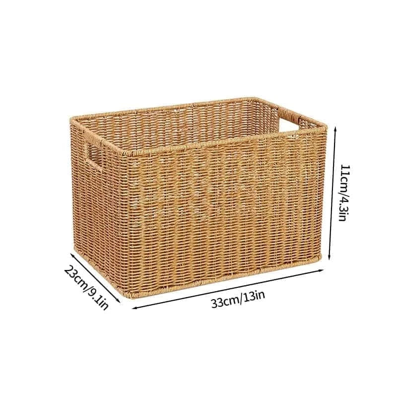 Panier de rangement en osier | Artisanat & Praticité