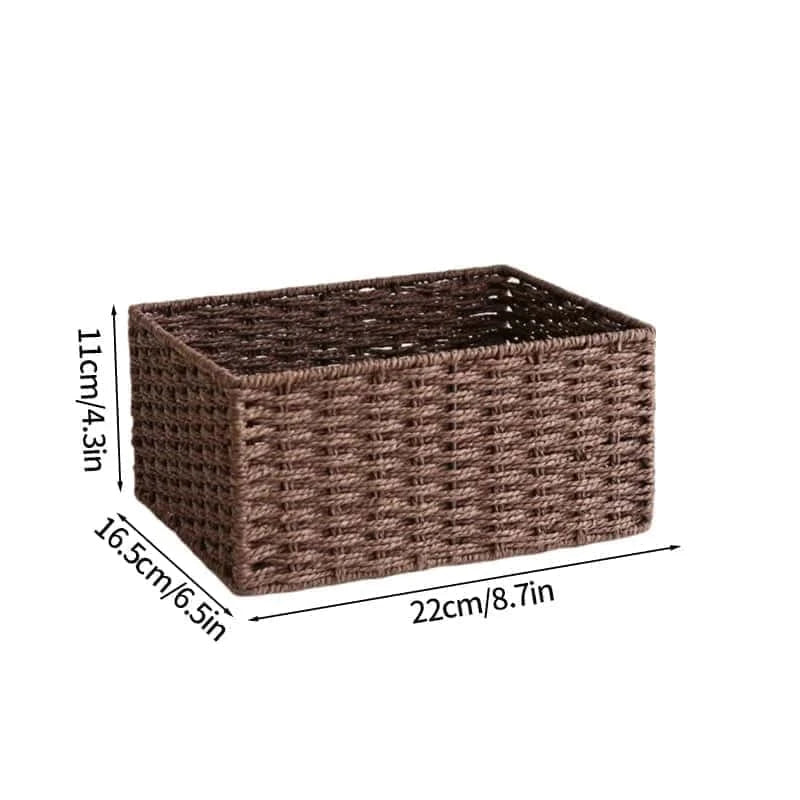 Panier de rangement en osier | Artisanat & Praticité
