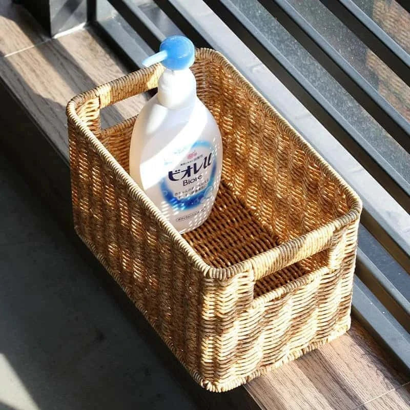 Panier de rangement en osier | Artisanat & Praticité