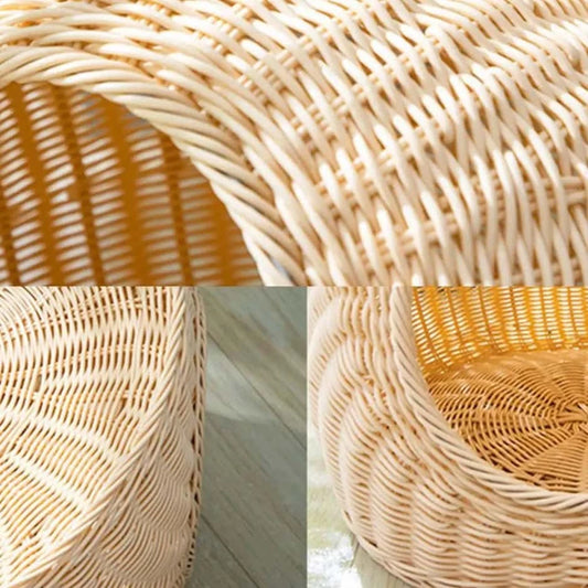 Panier en Osier pour Chat – Niche Douillette au Design Naturel