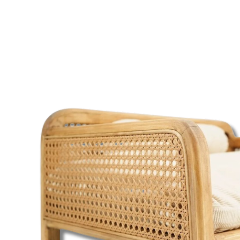 Panier en osier pour chat en forme de banc | ALAMO