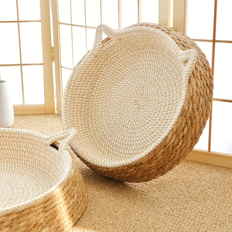 Panier pour Chat en Osier Fait Main | ARIAN