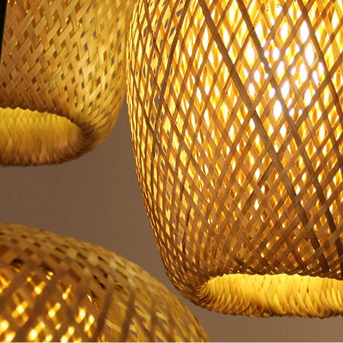 Plafonnier en Osier Trio | AURORA