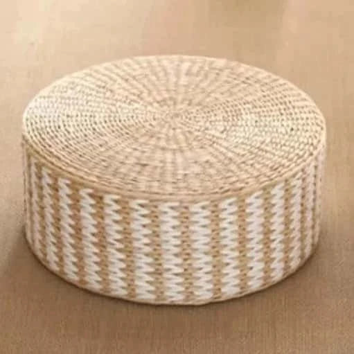 Pouf Japonais en Osier | CLÉA