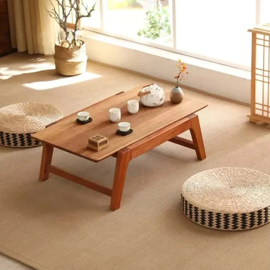 Pouf Japonais en Osier | CLÉA
