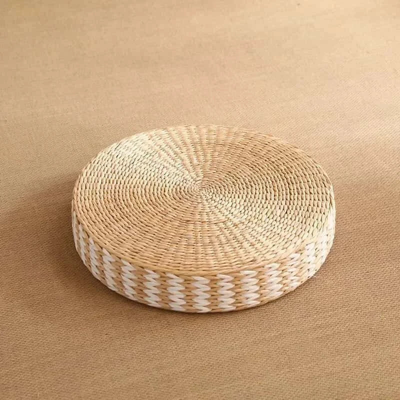 Pouf Japonais en Osier | CLÉA