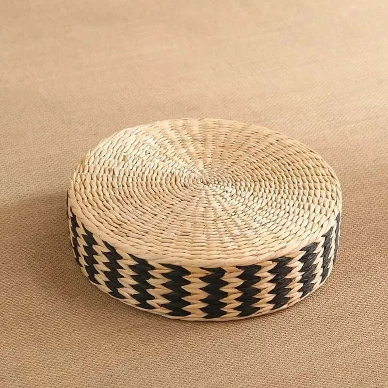 Pouf Japonais en Osier | CLÉA