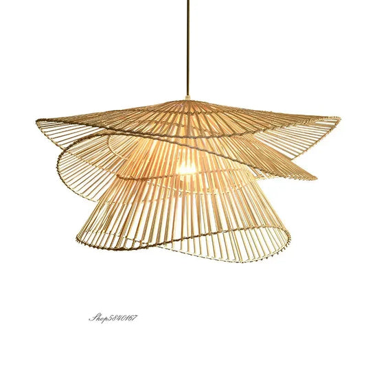 Suspension en osier design pour salon | DJA