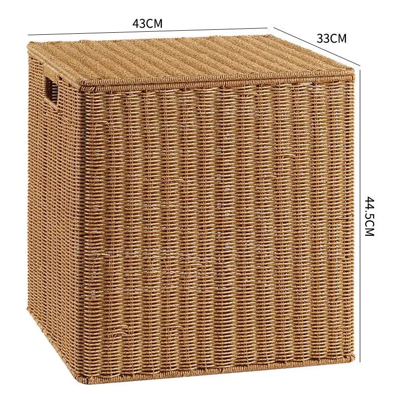 Grande malle de rangement en osier | MALO