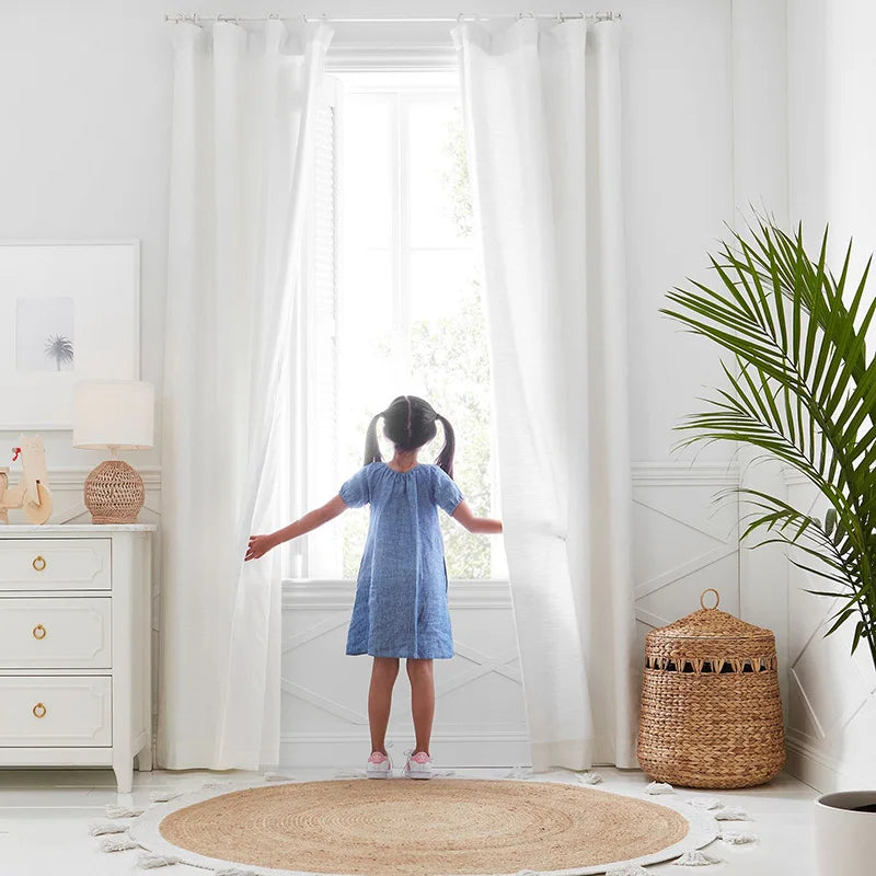 Panier de Rangement en Osier avec Couvercle | Style Nordique