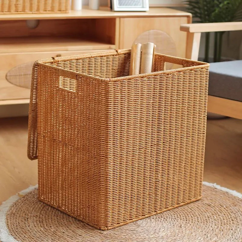 Grande malle de rangement en osier | MALO