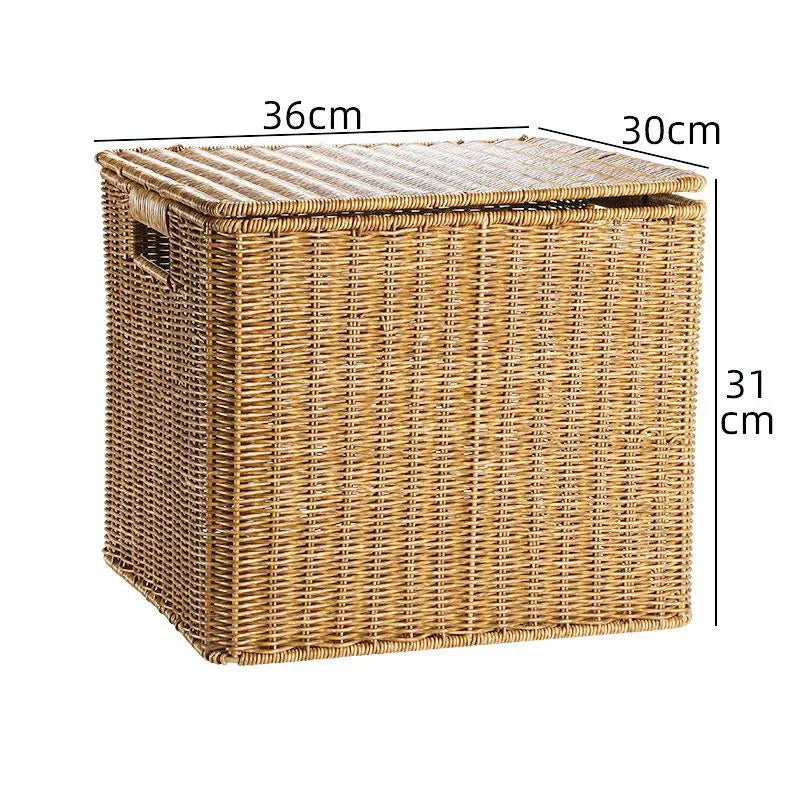 Grande malle de rangement en osier | MALO