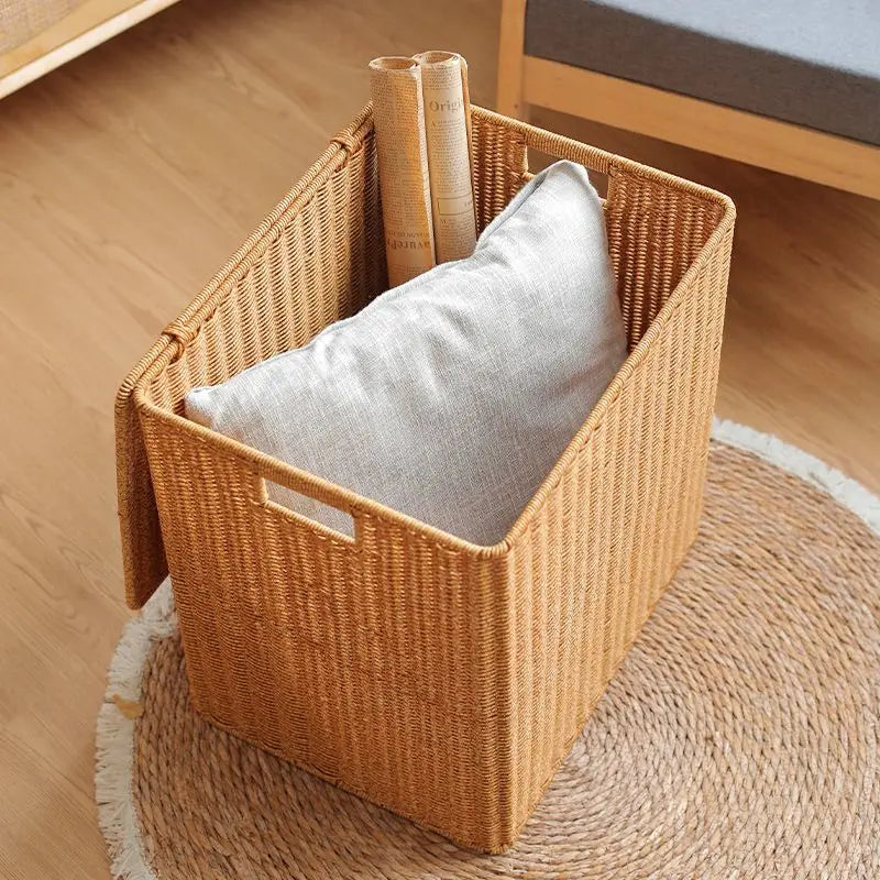 Grande malle de rangement en osier | MALO