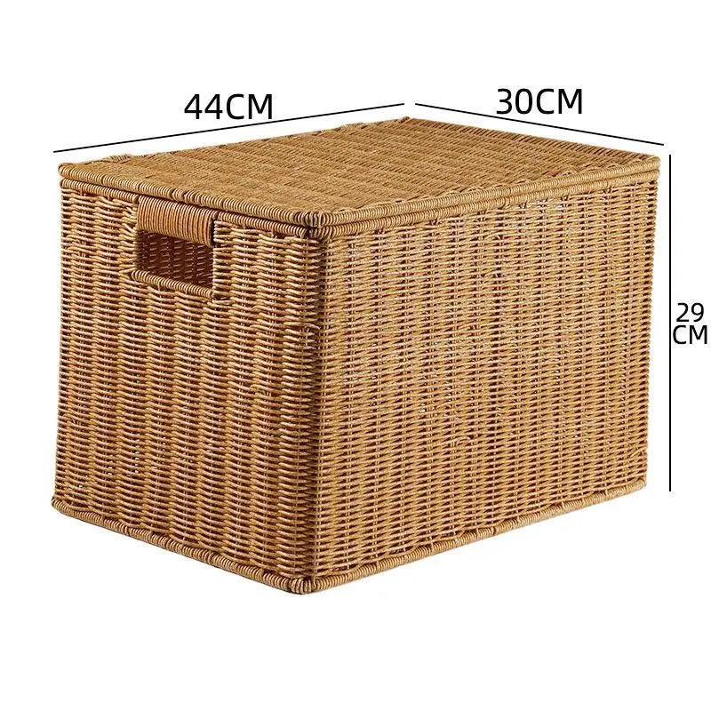 Grande malle de rangement en osier | MALO