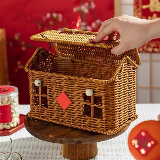 Malle de rangement en forme de maison | MALINA