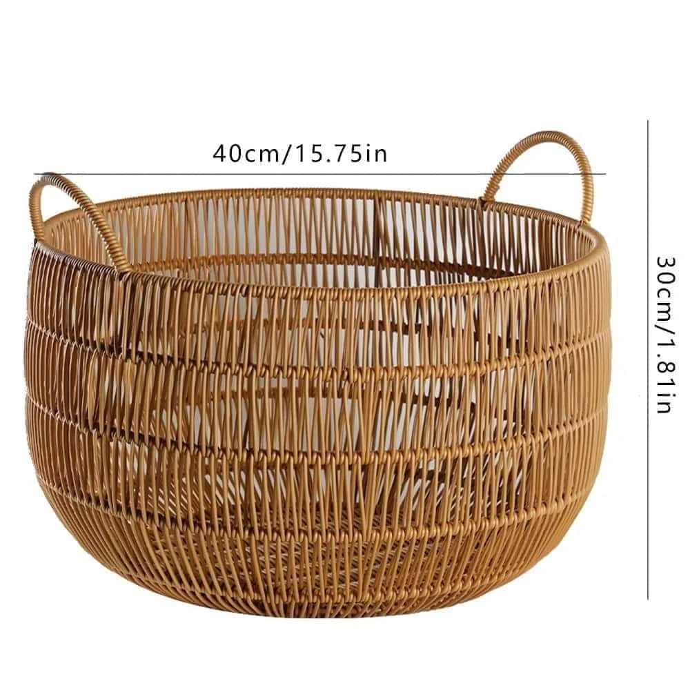Panier à Linge en Osier | Collection Printemps