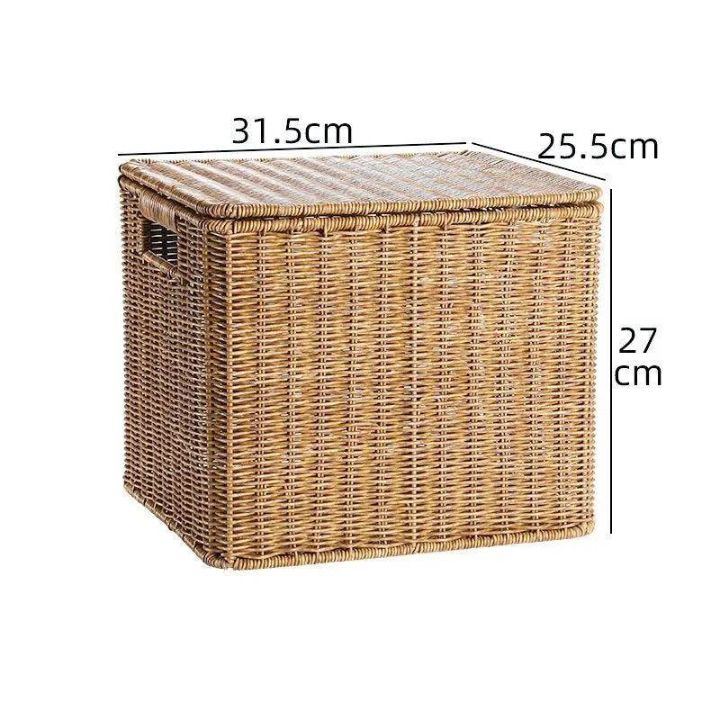 Grande malle de rangement en osier | MALO