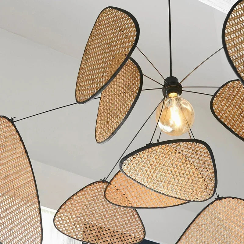 Suspension Aérienne en Osier et Métal | PÉTALA