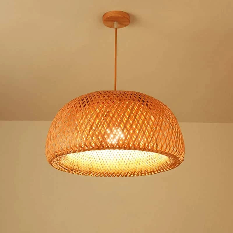 Suspension Demi-Lune en osier | LUNA