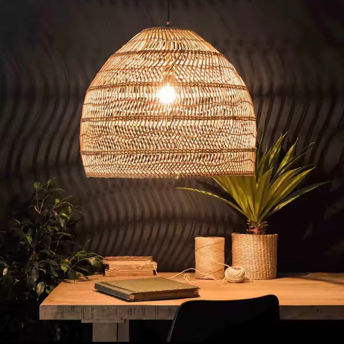 Suspension en Osier Naturel | Style Chinois – KIO